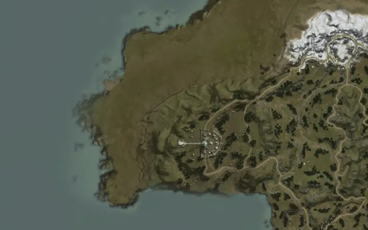 Mapa de Aden com a localização de Prairie Keltir em Orc Village