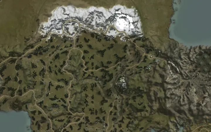 Mapa de Aden con la ubicación de Skeleton Longbowman en Cave of Trials