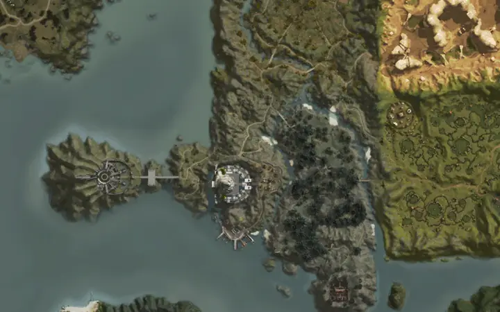 Map of Aden showing where Drumond is, in Rune Township