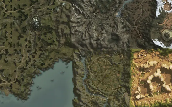 Mapa de Aden con la ubicación de Beast Devourer en Beast Farm