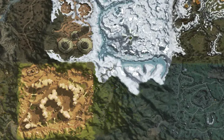 Mapa de Aden com a localização de Solina Brother em Monastery of Silence