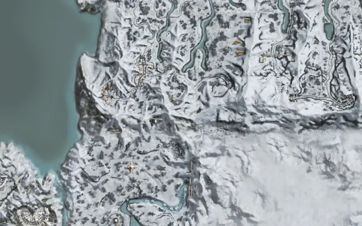 Map of Aden showing where Rayito the Looter is, in Brigand Stronghold