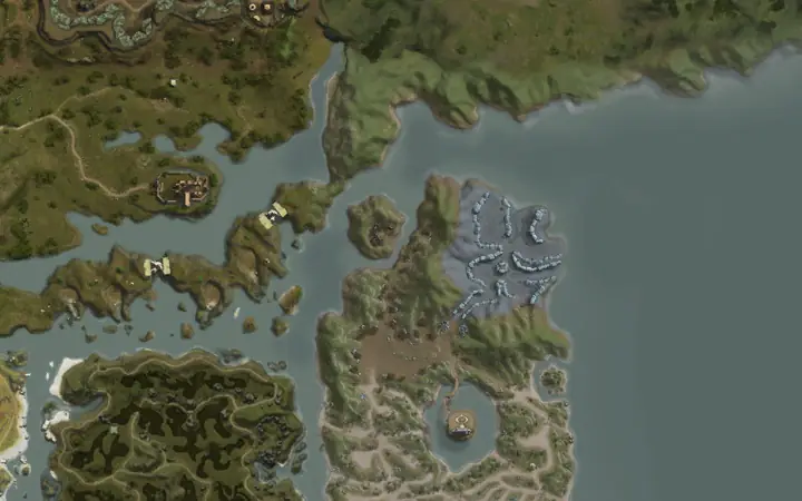 Mapa de Aden com a localização de Fafurion's Henchman em Coral Garden
