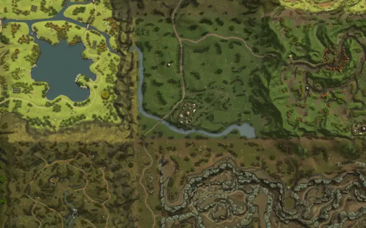 Mapa de Aden con la ubicación de Antharas' Fortress en Antharas' Fortress