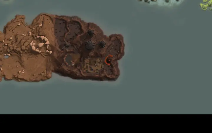 Map of Aden showing where Stone Giant is, in Anomic Foundry
