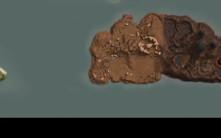 Mapa de Aden com a localização de Original Sin Warden em Sand Swept Dunes