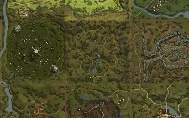 Mapa de Aden com a localização de Partisan Leader Talakin em Partisan's Hideaway