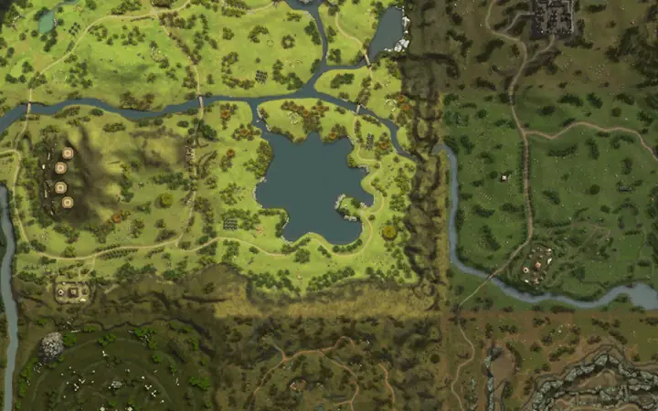 Mapa Aden z położeniem Iris Lake w Iris Lake