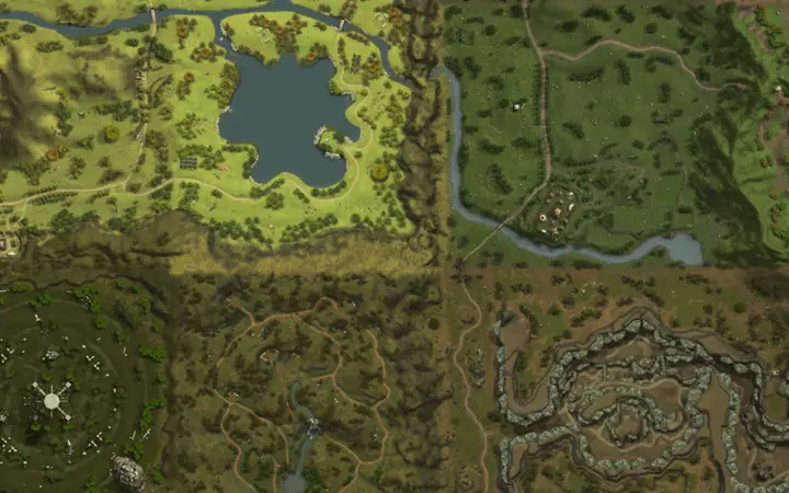 Mapa de Aden con la ubicación de Cat's Eye Bandit en Misty Mountains
